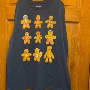 Marvel characters as gingerbread cookies